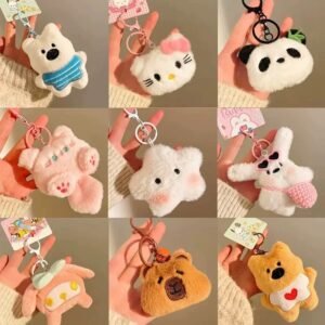 Plush animal charm