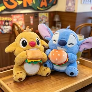Plush pillow featuring an animated character