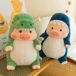 Cute animal-shaped plush throw pillow toy